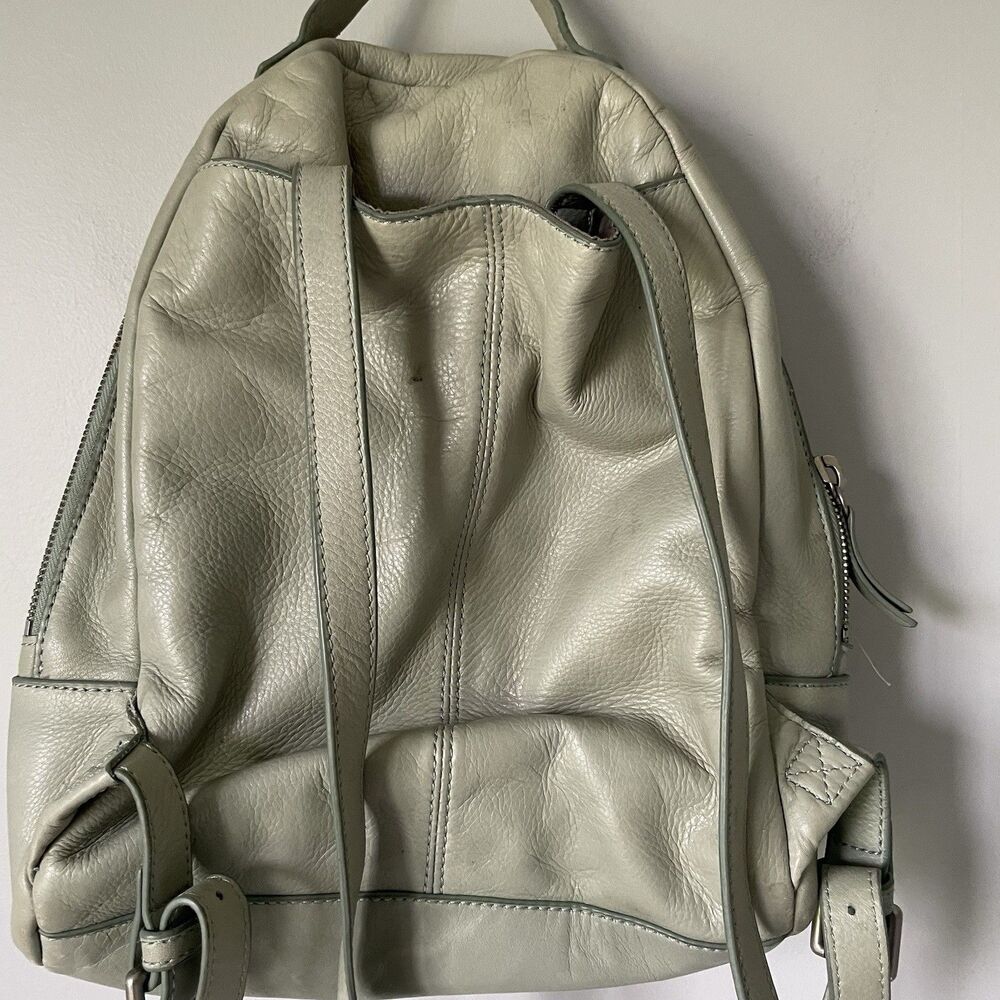 Margot Leather Backpack Purse Bag Green Women's One Size - Picture 5 of 9